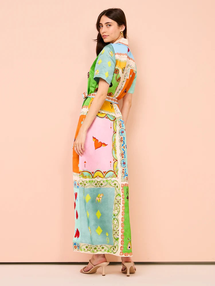 Alemais Rummy Shirtdress In Multi photo 4