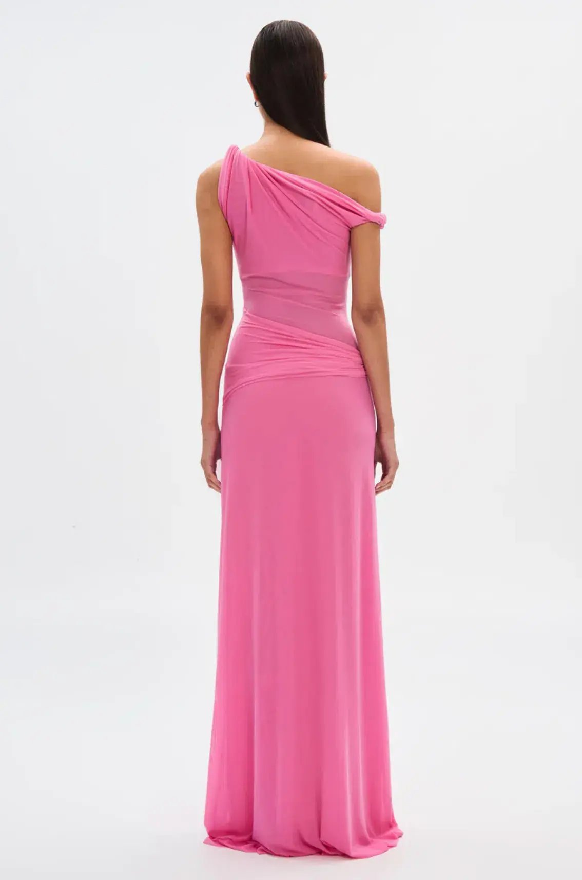 Misha Sisal Mesh Dress Pink Size 8/S photo 3