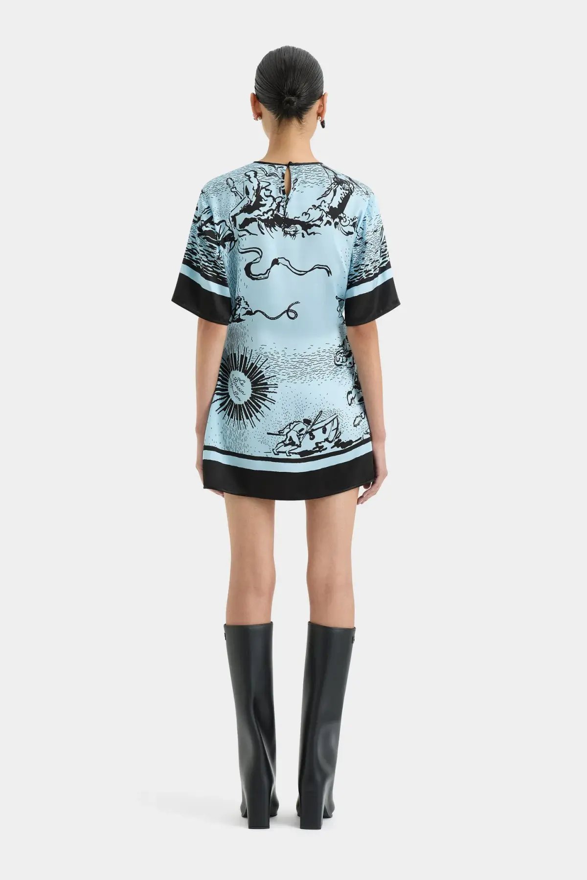 Sir the Label Dreamwood Mini Dress Brise Soleil Size 8 photo 3