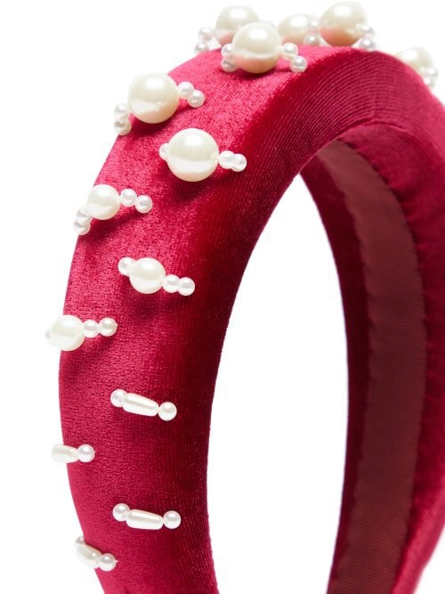 House Of Lafayette Burgundy Lili Headband photo 4