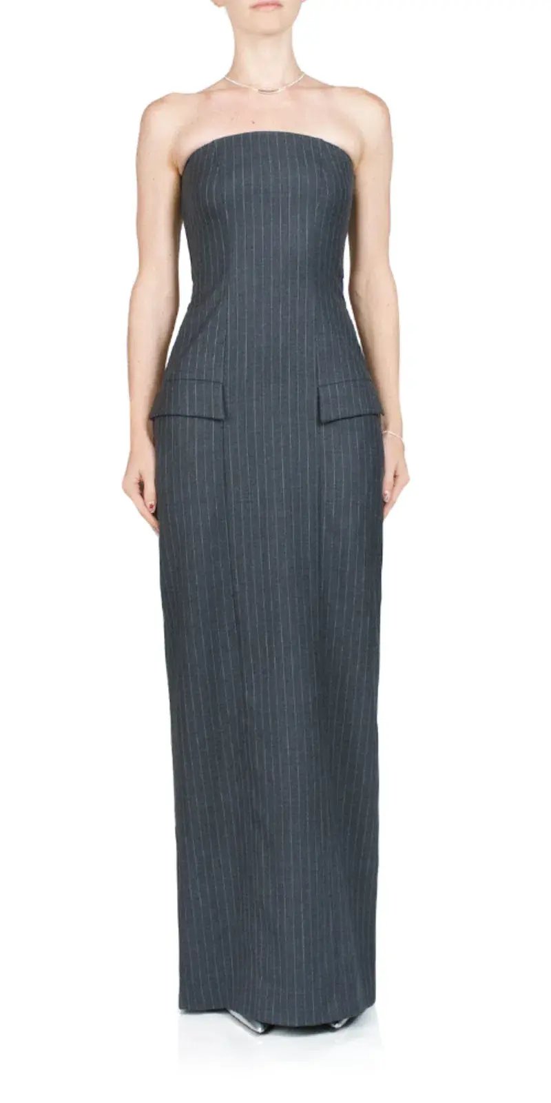 Bec + Bridge Strapless Maxi Dress Black Size 8 photo 2
