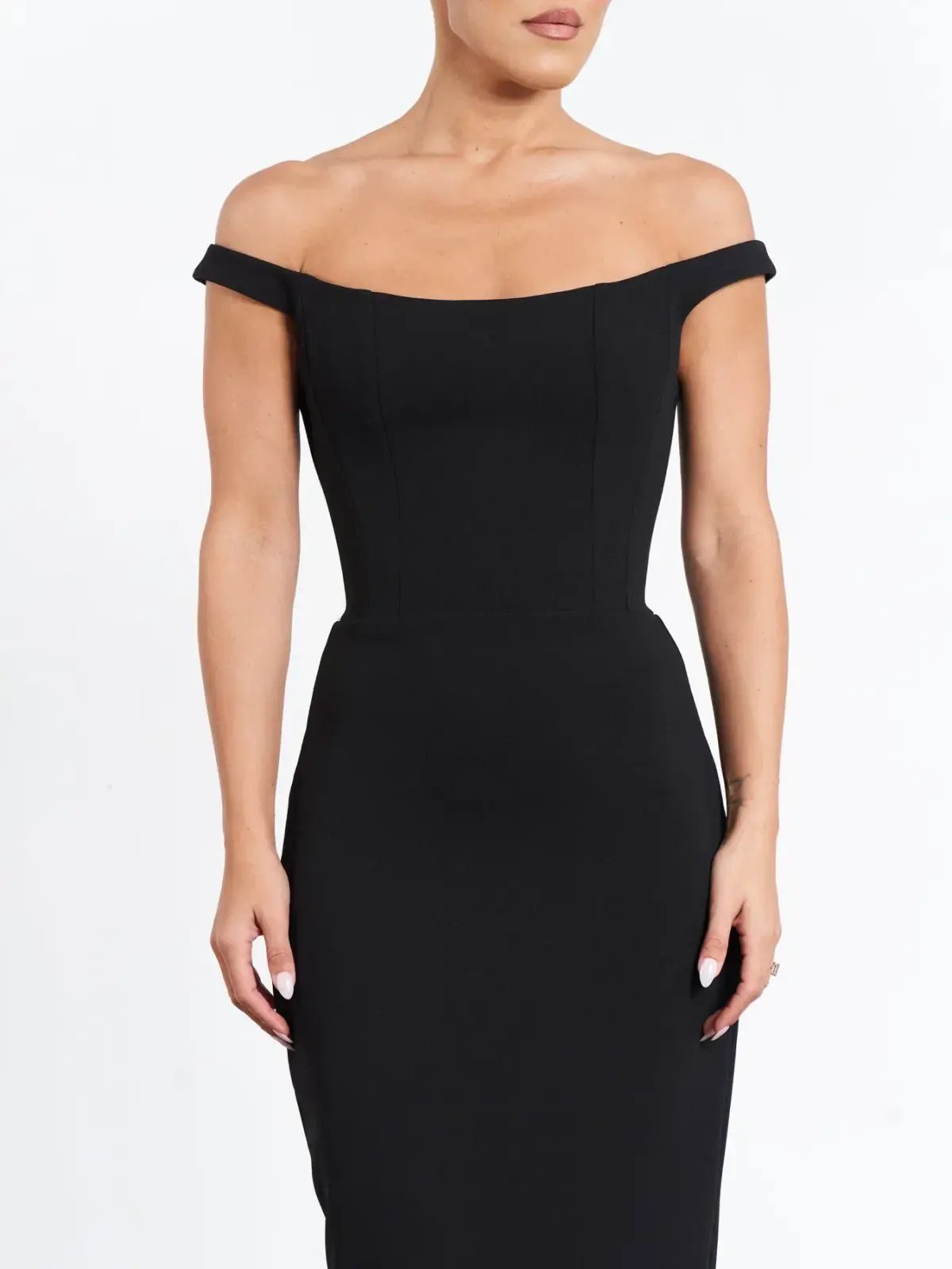 Effie Kats Amaya Midi Dress Black Size XS / AU 6 photo 2