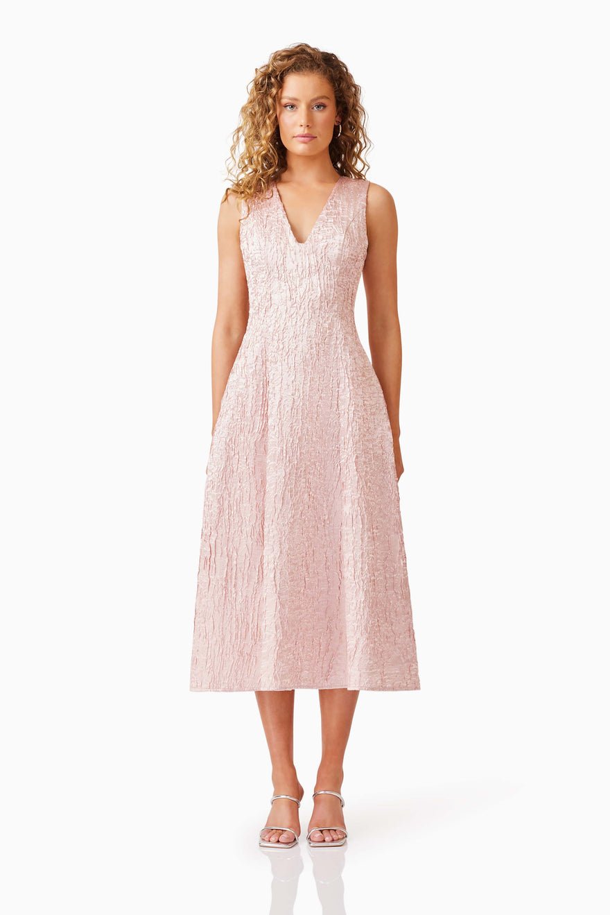 Elliatt Josephine Midi Dress - Ballet Pink photo 2