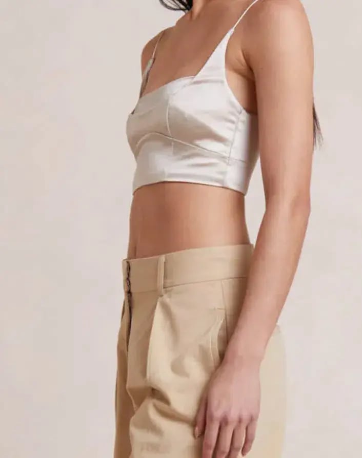 Bec & Bridge Heather Top Beige Size 6 photo 4