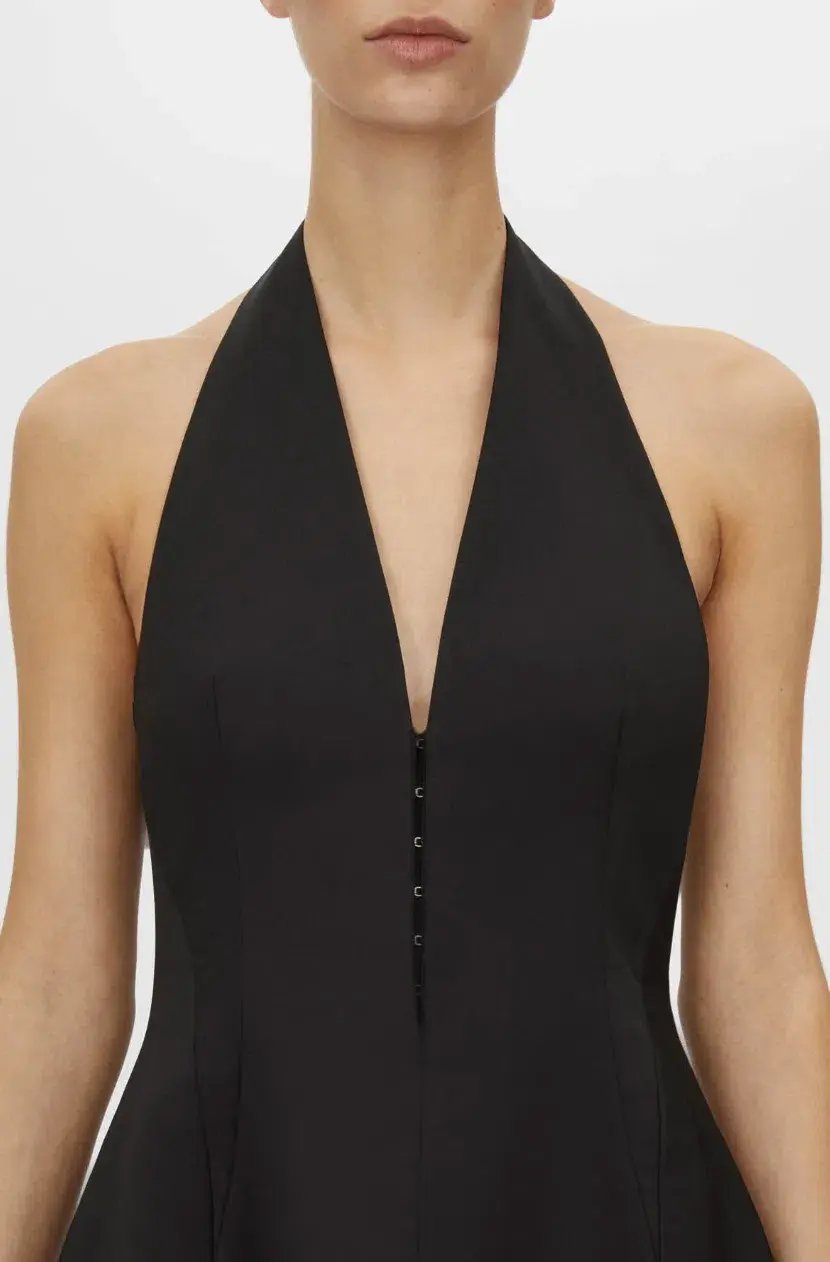 Camilla and Marc Petra Mini Black Dress Size 10 photo 3