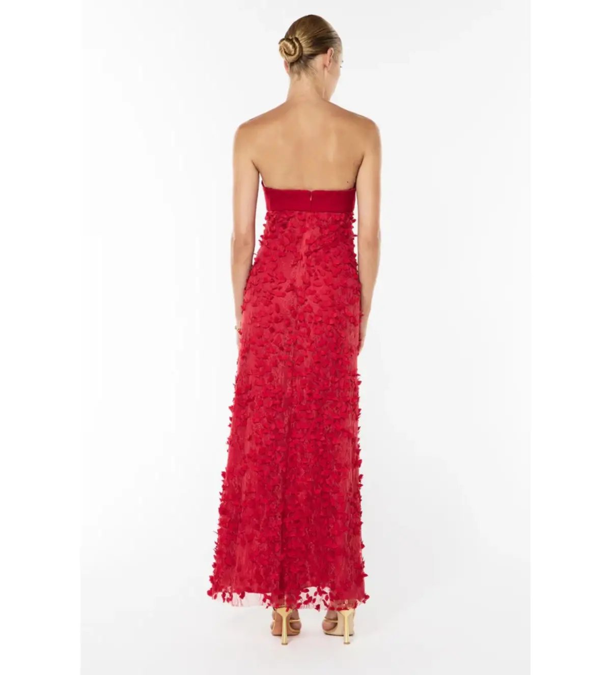 Manning Cartell  Enchantment Balconette Maxi Dress Scarlet Red Size AU 6 photo 3
