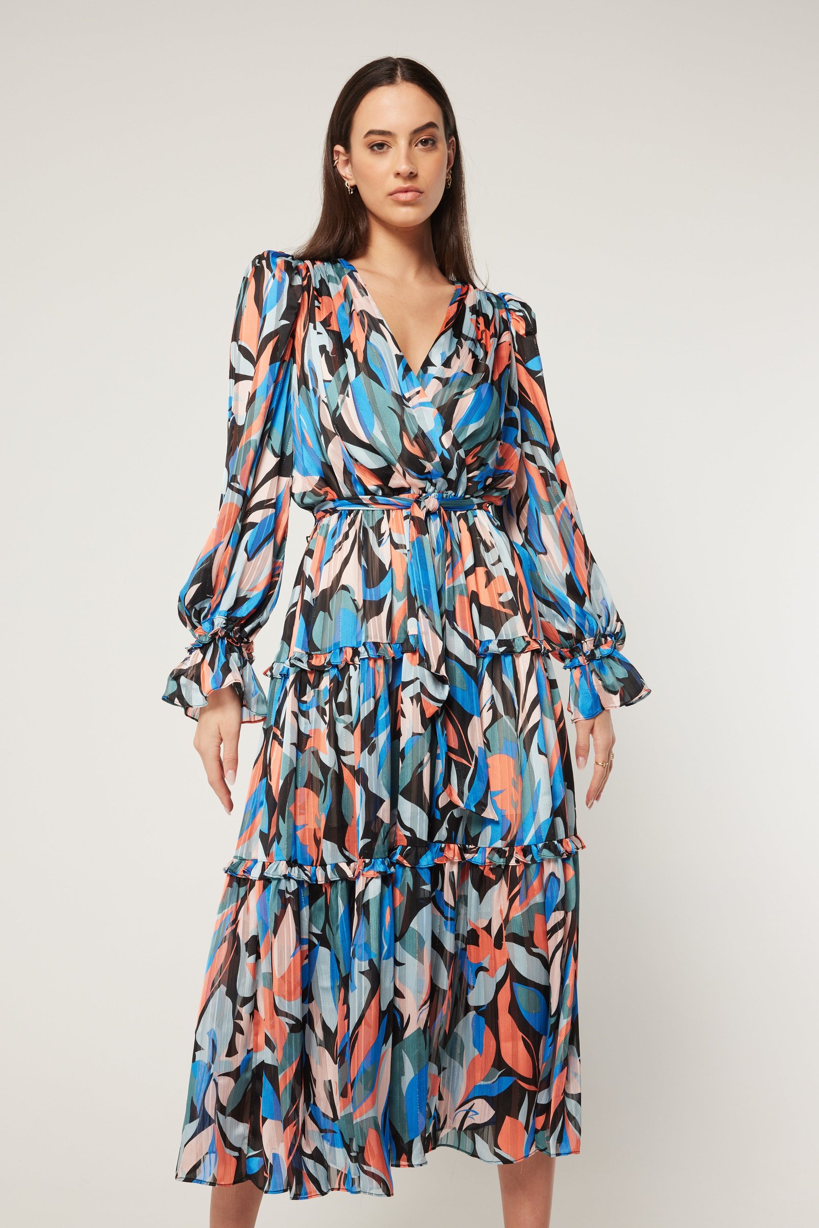 ELLIATT VISTA MAXI DRESS - DARK MULTI photo 2