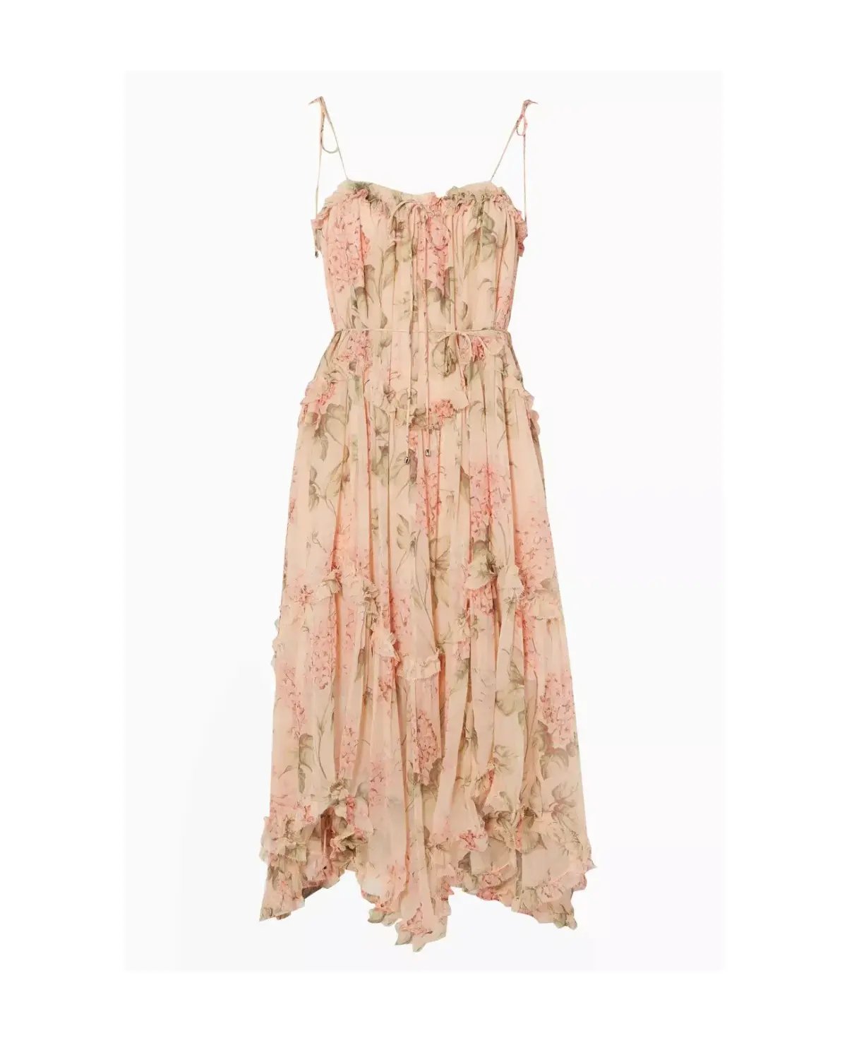 Zimmermann Silk Prima Hydrangea Floating Dress Floral Size 1/ AU 10 photo 4