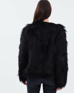 Unreal Fur Unreal Dream Fur Jacket - Black photo 3