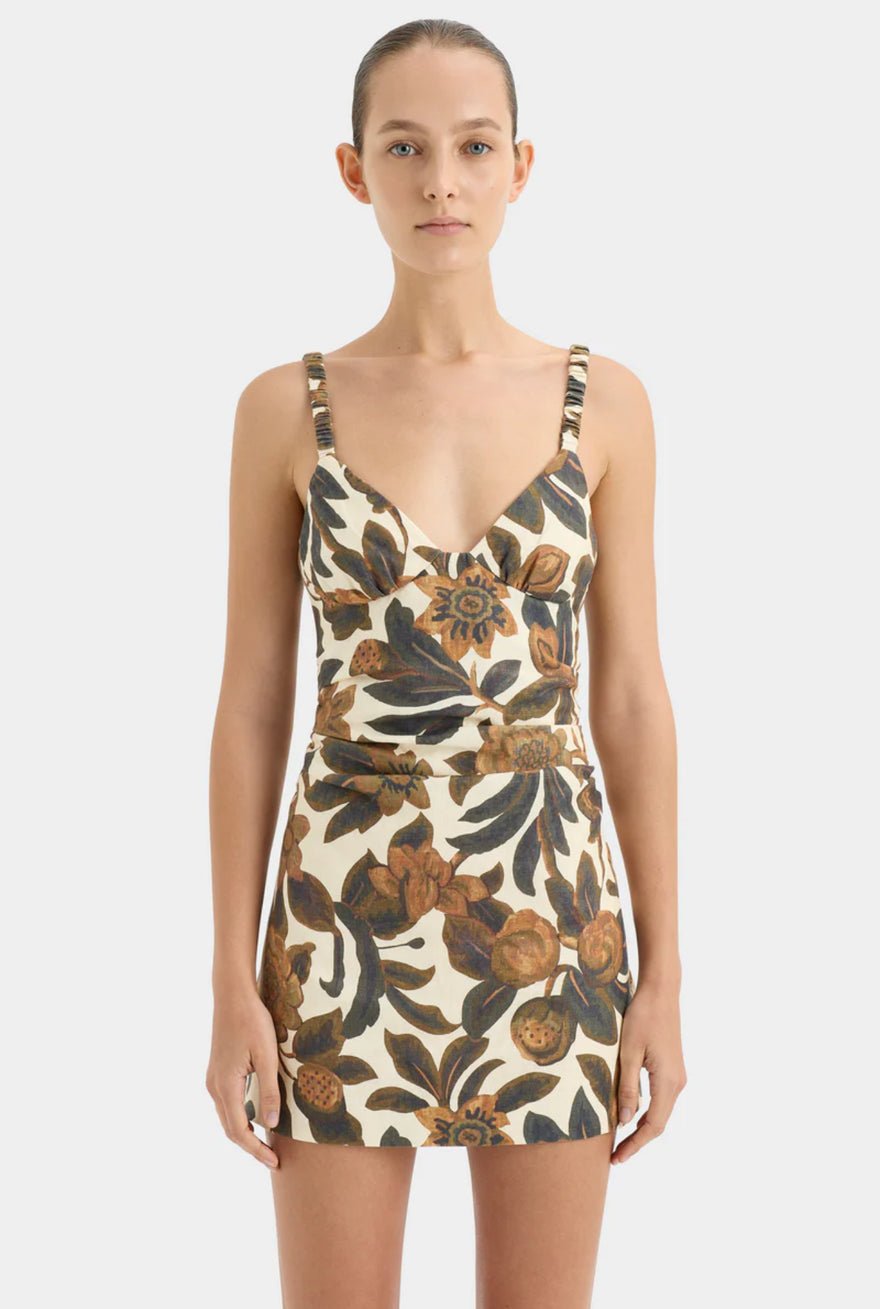 Sir The Label Primrose Ruched Mini Dress photo 2