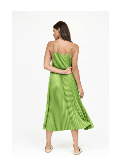 L'idee Bisous Strappy Gown Green Size 12 photo 3