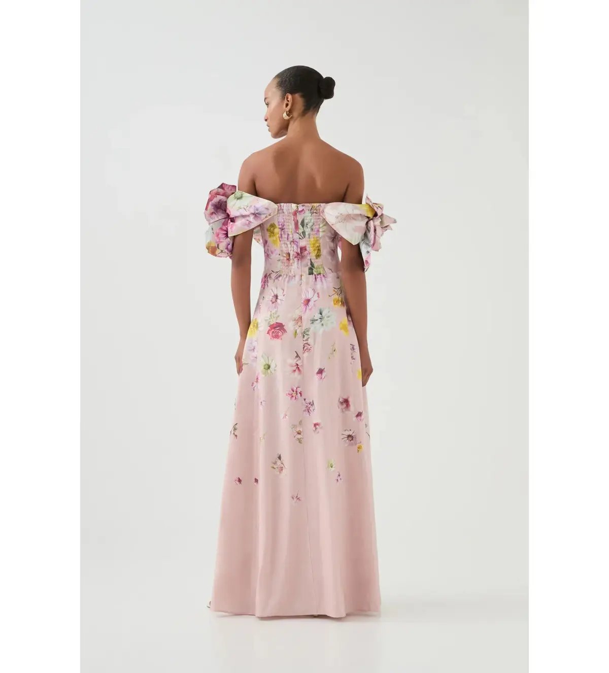 Aje Misha Maxi Dress Pink Collage Floral Size AU 10 photo 5