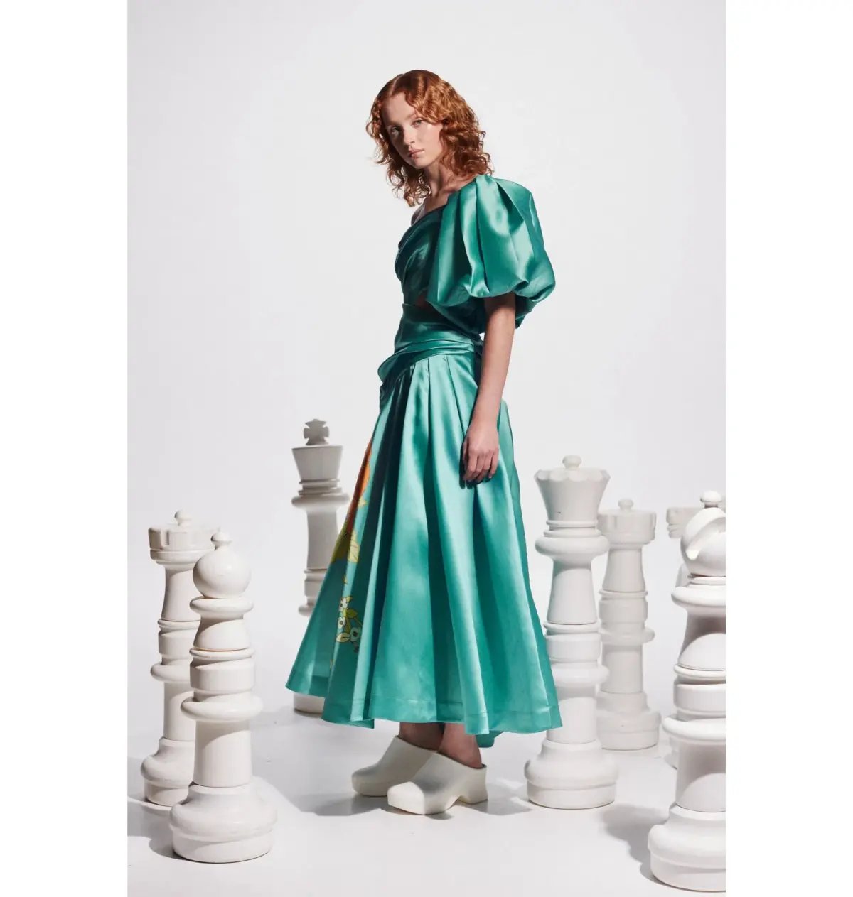 Alemais Regent Gown Jade Green Size AU 14 photo 2