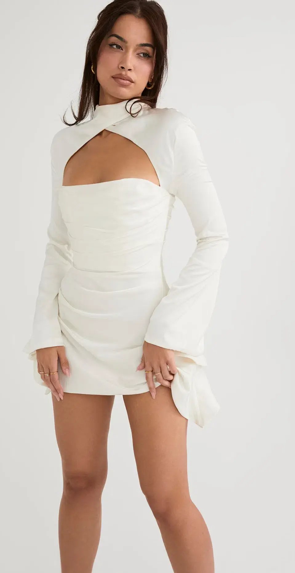 House of CB Toira White Size 6 photo 4