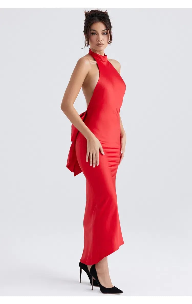 House of CB Ilaria Maxi Dress Red Size XS / AU 6 photo 3