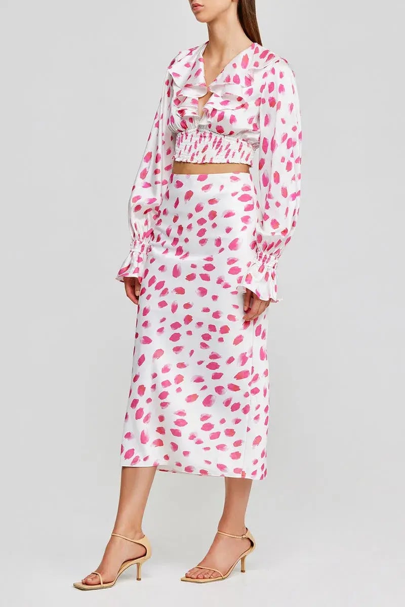 Significant Other Penny Skirt and Coco Top Set in Rose Petal Print Size 6 photo 2