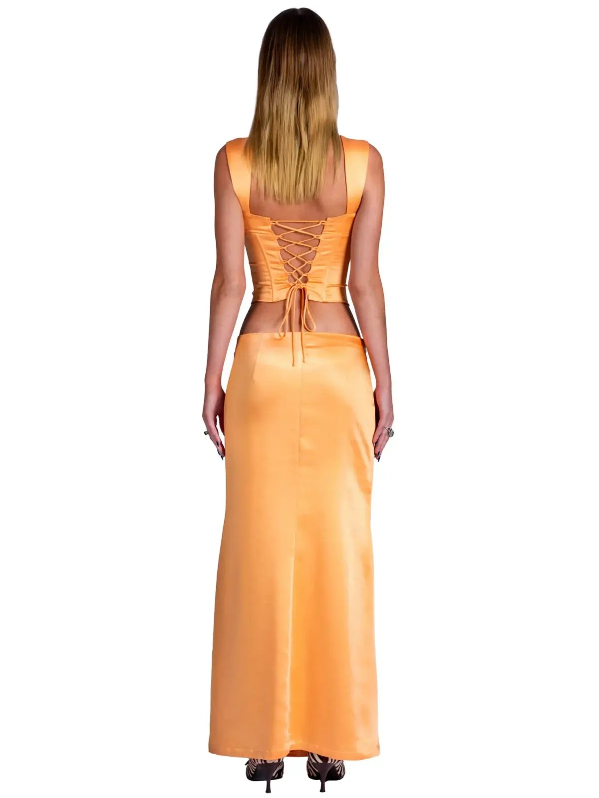 I am Delilah Valerie Corset & Maxi Skirt Sherbet Size S / AU 8 photo 3