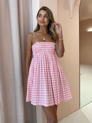 Steele Ayanna Dress Quartz Check Size XS photo 5