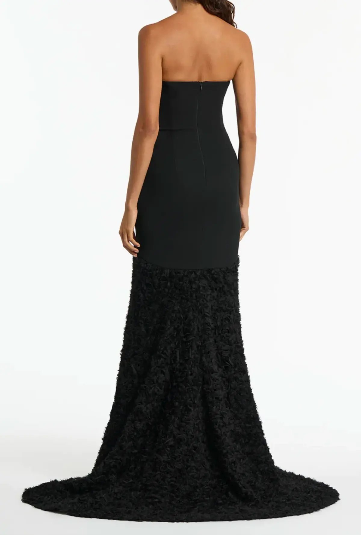 Carla Zampatti Nastro Strapless Gown Black Size 6 photo 4