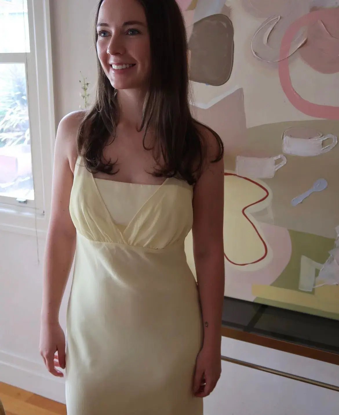 Studibaker The Lemon Midi Dress Yellow Size 8 photo 2