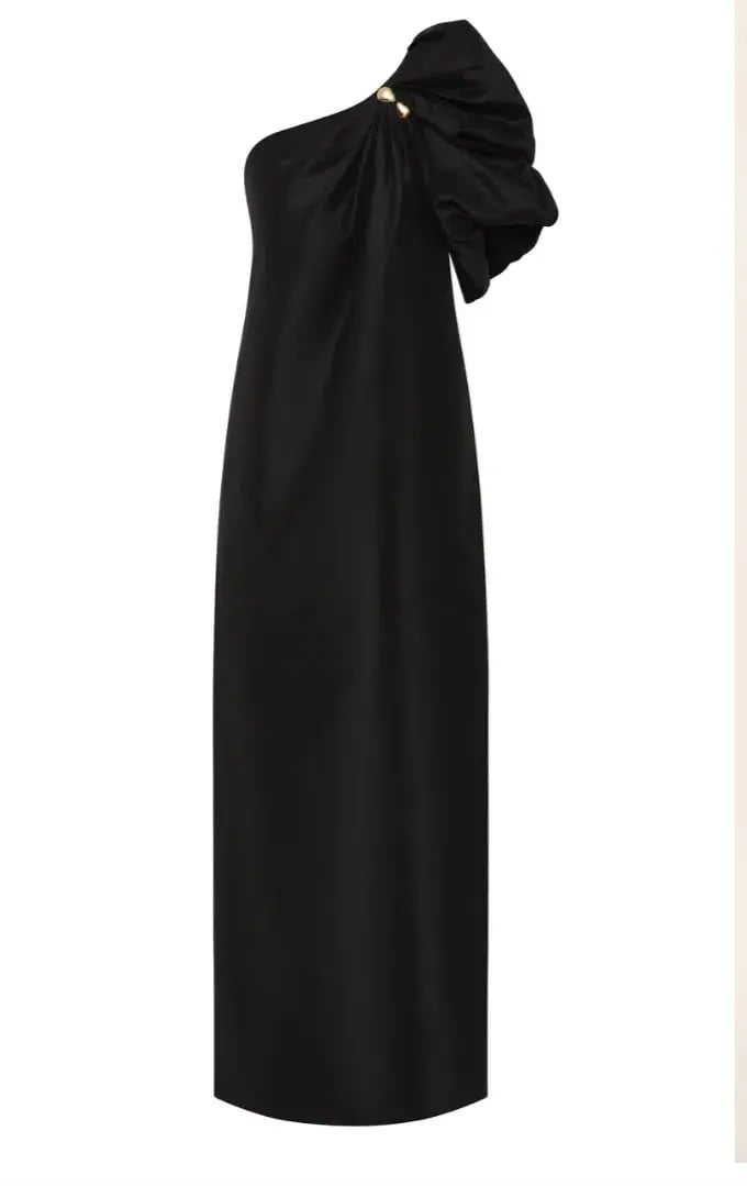 Aje Cira Maxi Dress Black  Size 16 photo 6