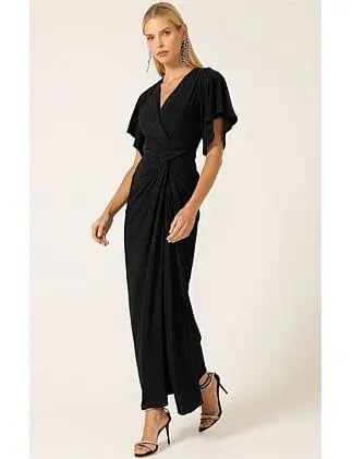 Sacha Drake THE EMPORIUM MAXI DRESS Black Size 14 photo 7