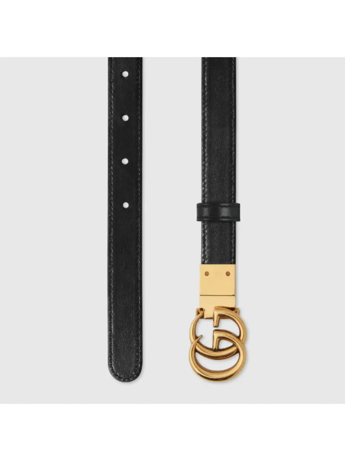 Gucci GG Marmont Reversible Thin Belt Black photo 4