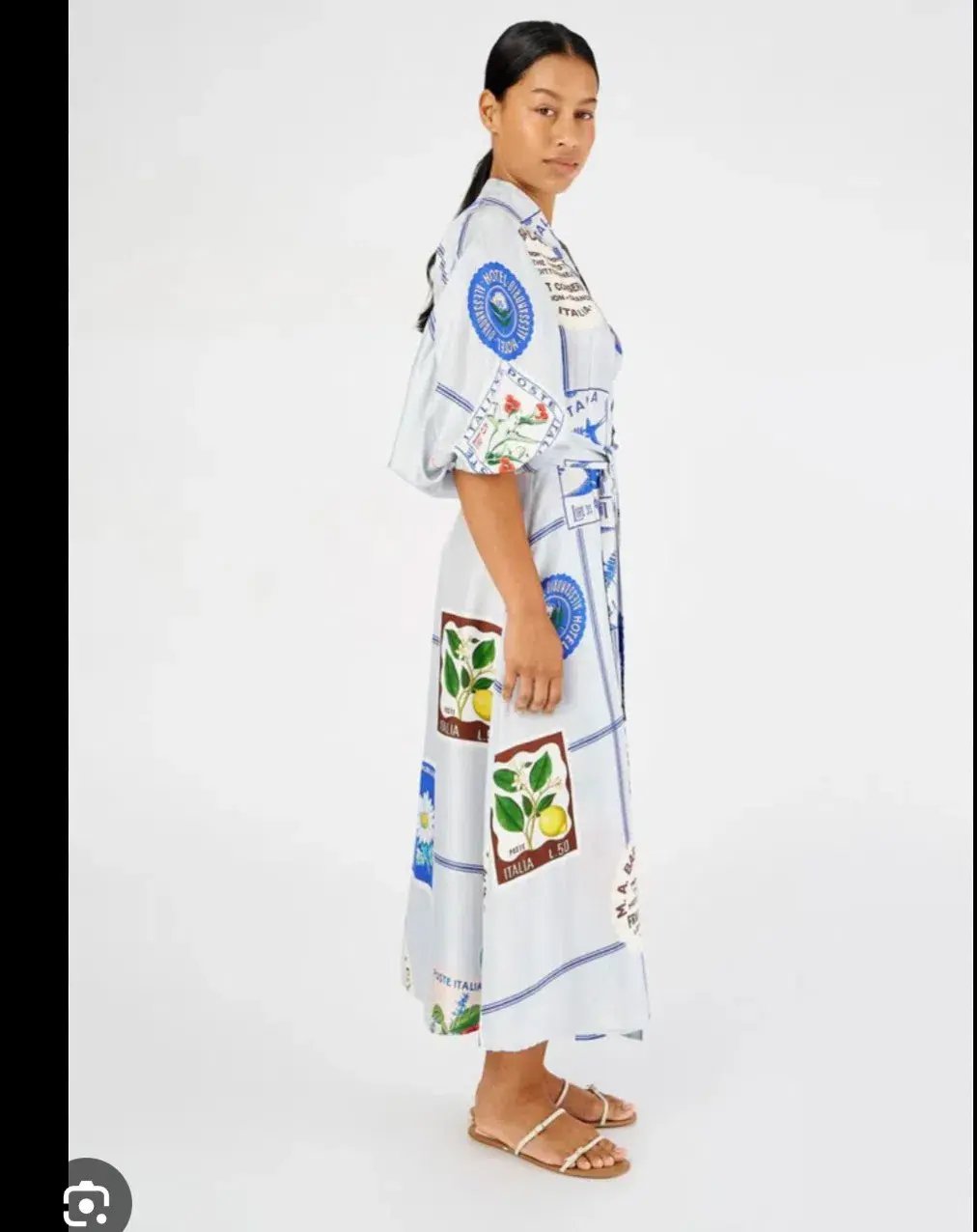 Oroton Picnic Print Dress Size 10 photo 5