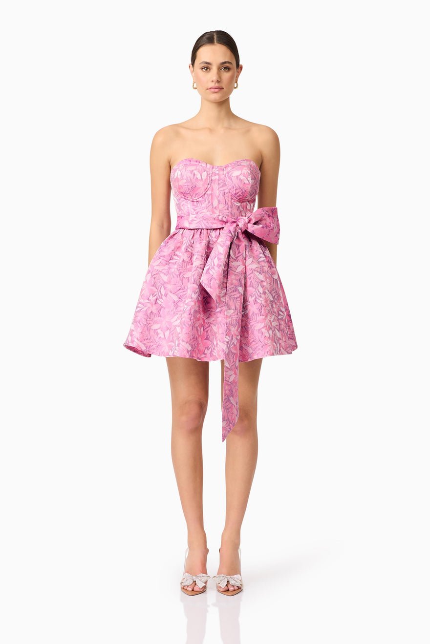 Elliatt Nadeen A Line Mini Dress - Pink Purple photo 3