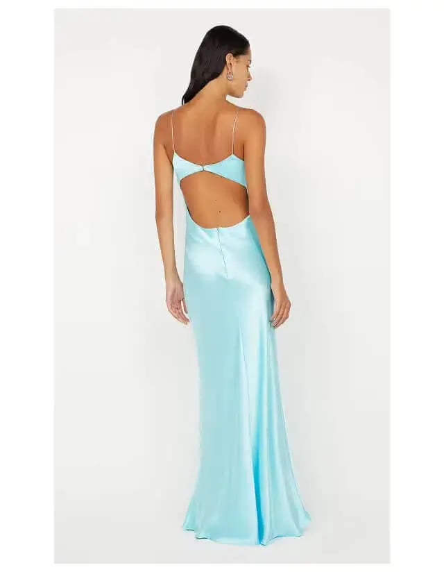 Bec and Bridge Cinder Twist Maxi Dress in Blue Size 8 photo 2