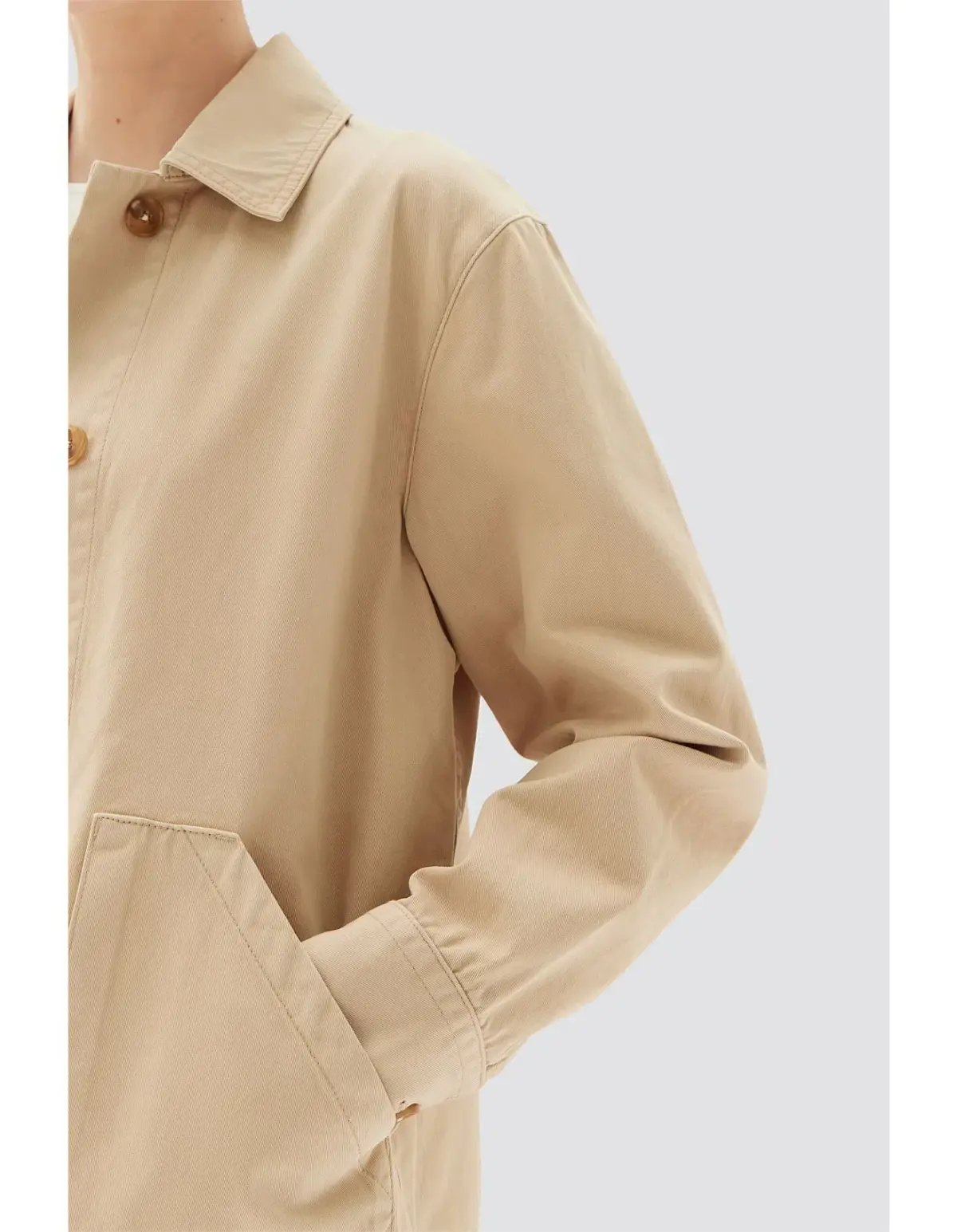 Assembly Label Madison Jacket Light Khaki Size AU 10 photo 4