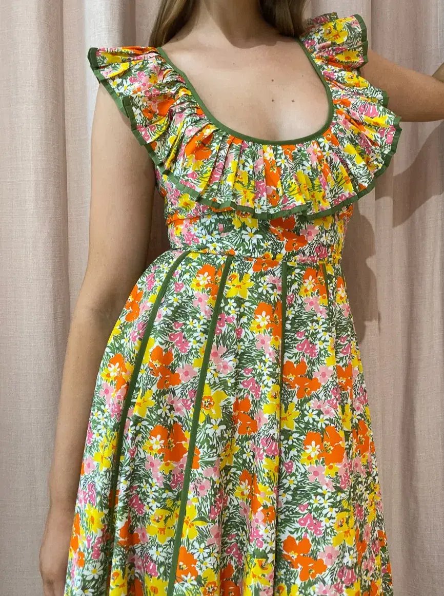 Alemais - Cabana Midi Dress Print - Size 10 photo 4