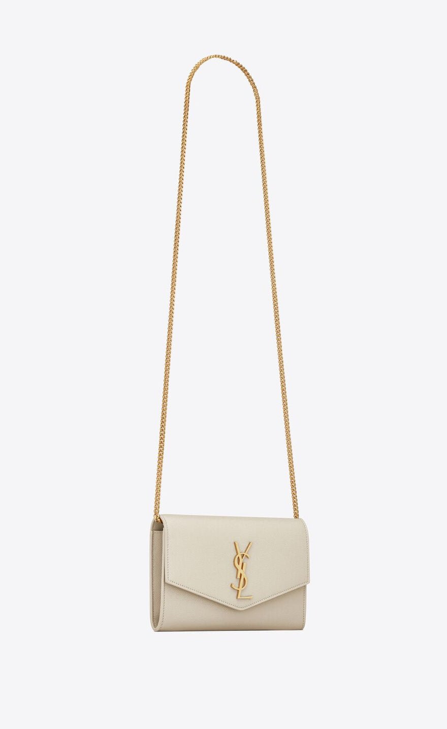 Saint Laurent Uptown Envelope Bag - Soft White photo 3