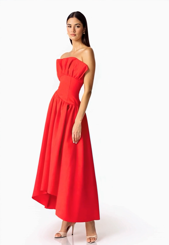 Elliatt Laurel Sleeveless Dress - Red photo 3
