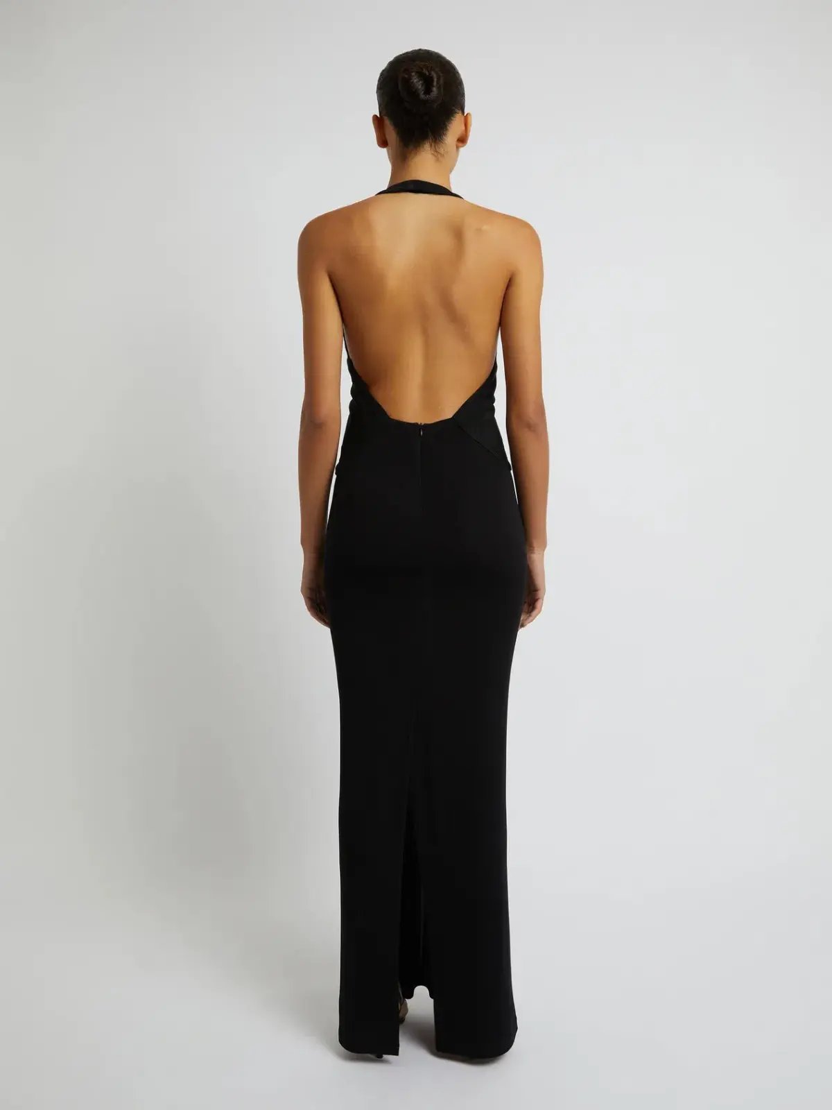Christopher Esber Tailored Slope Halter Dress Black Size AU 6 photo 2