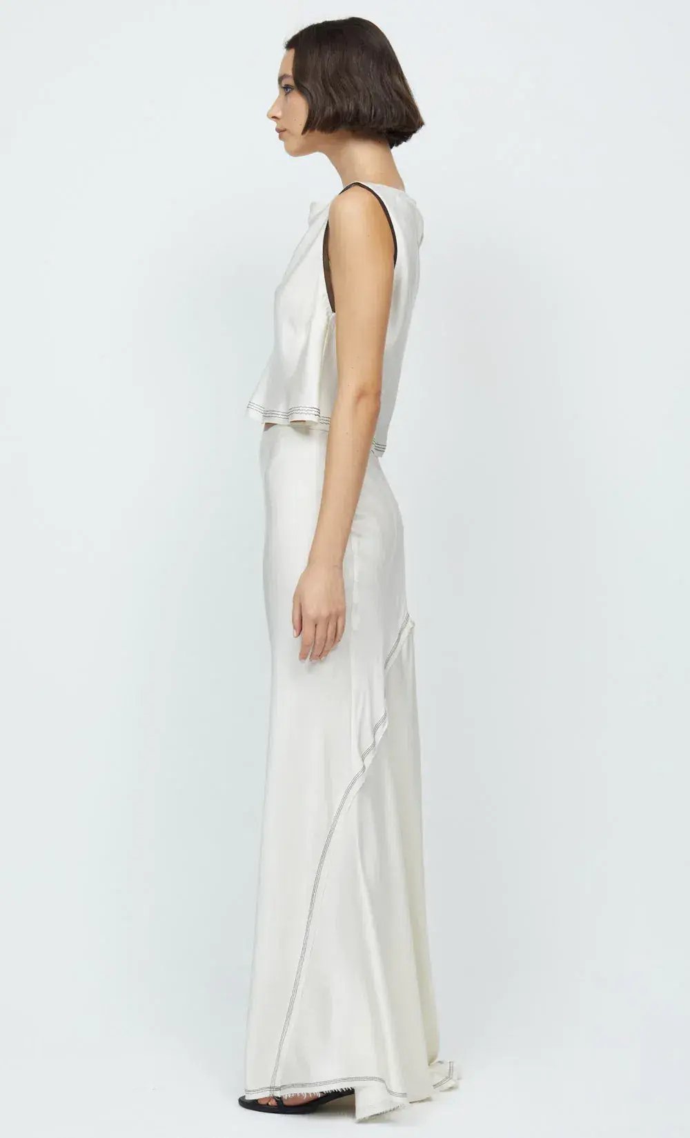 Bec & Bridge Evangeline Top and Maxi Skirt Set White Size 6 photo 4