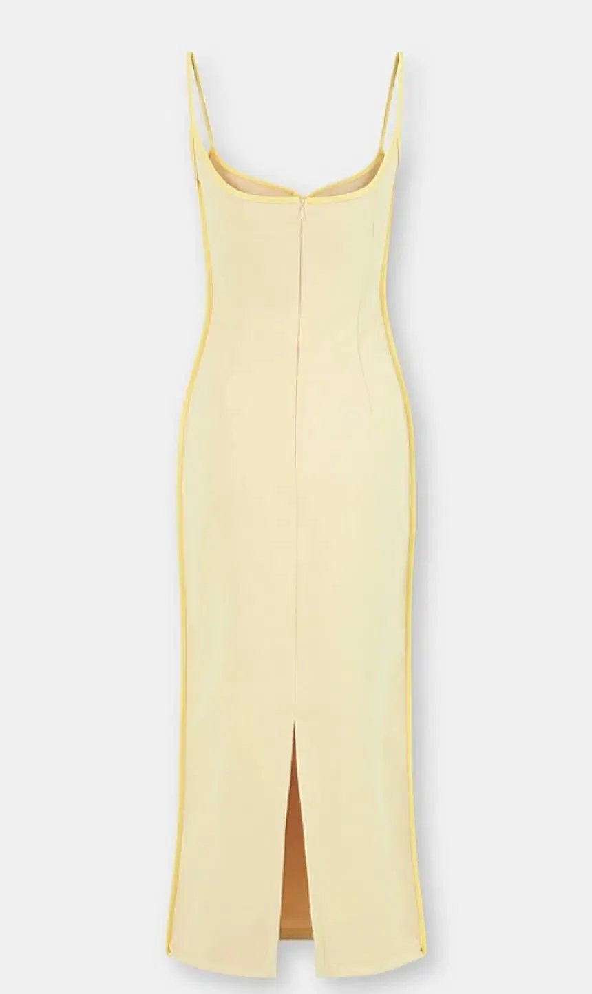 Paris Georgia Marlo Dress in Daffy Yellow Size 14 / XL photo 3