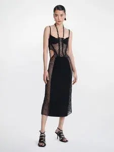 PatBO Beaded Crop Top Size 8 photo 5