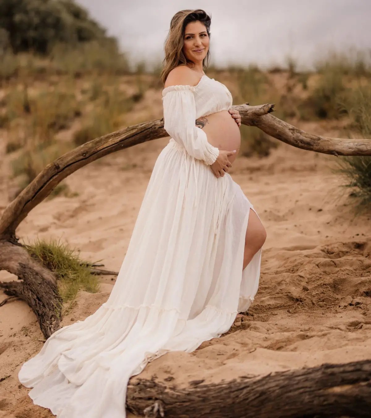 We Are Reclamation There Is Nothing Quite Like You Two Piece Ivory Gown One Size photo 6