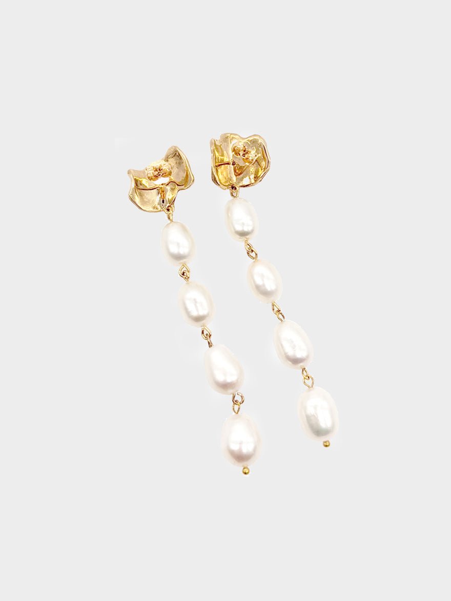 Sterling King Pearl Drip Earrings photo 3
