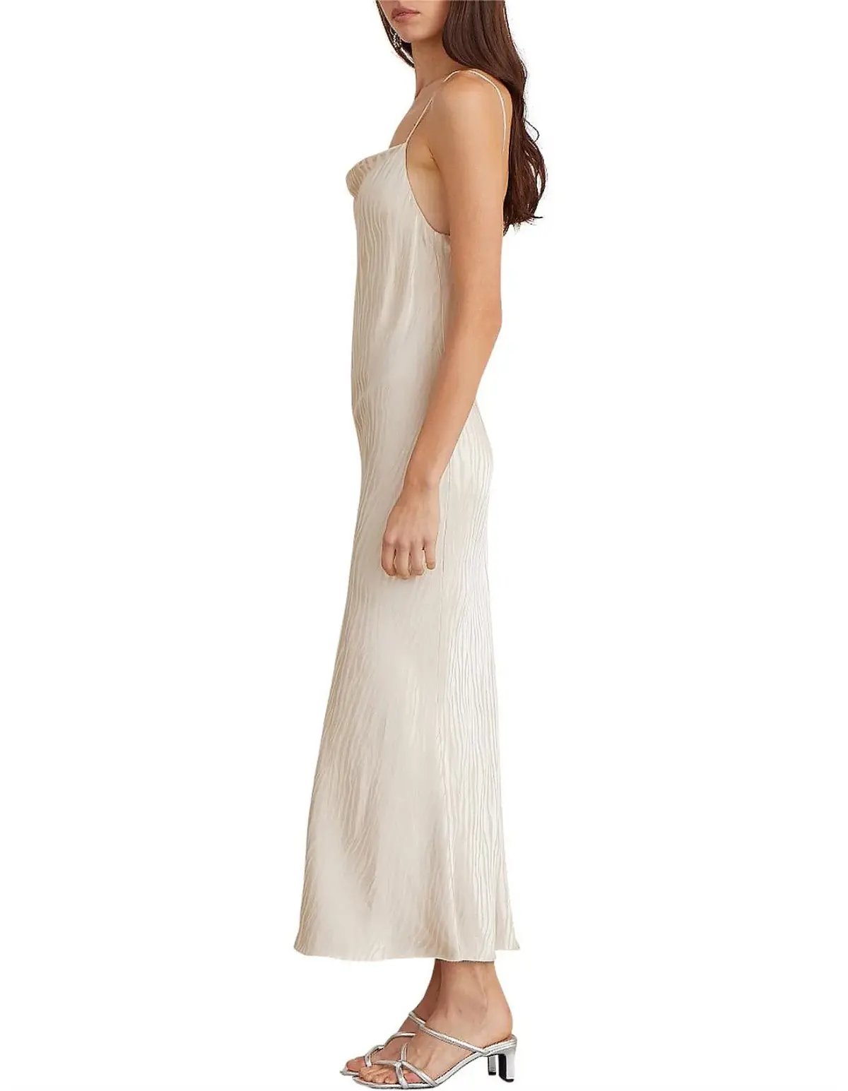 Bec & Bridge The Kat Cowl Midi Dress Sand  Size 6 photo 2