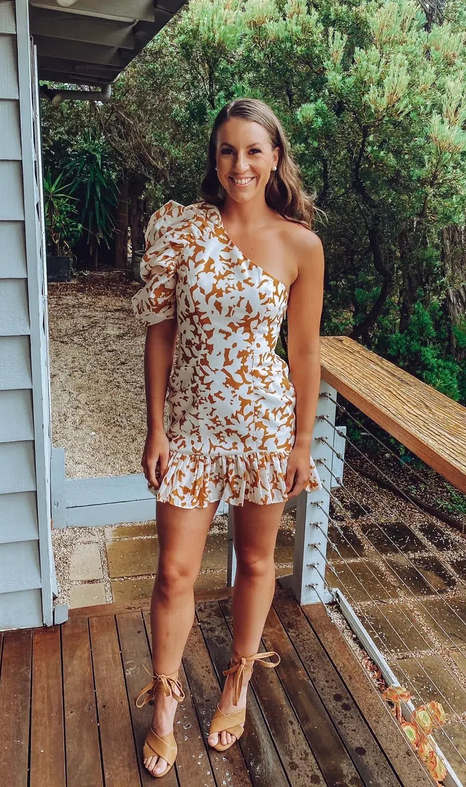 Acler Dana Mini Dress Sienna Shadow Size 8 photo 2