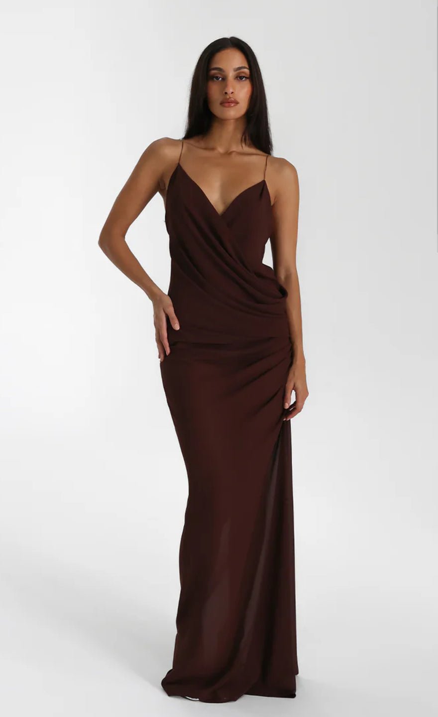 Natalie Rolt Magnolia Gown Espresso photo 2