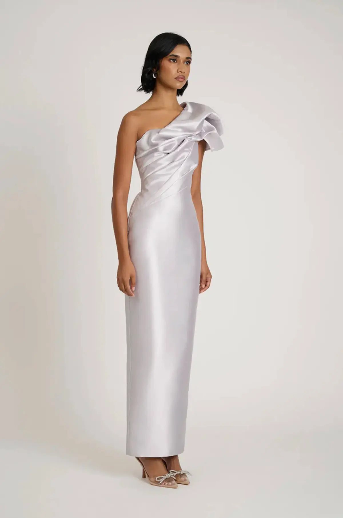 Eliya The Label Ashton Gown Silver Size S / AU 8 photo 3