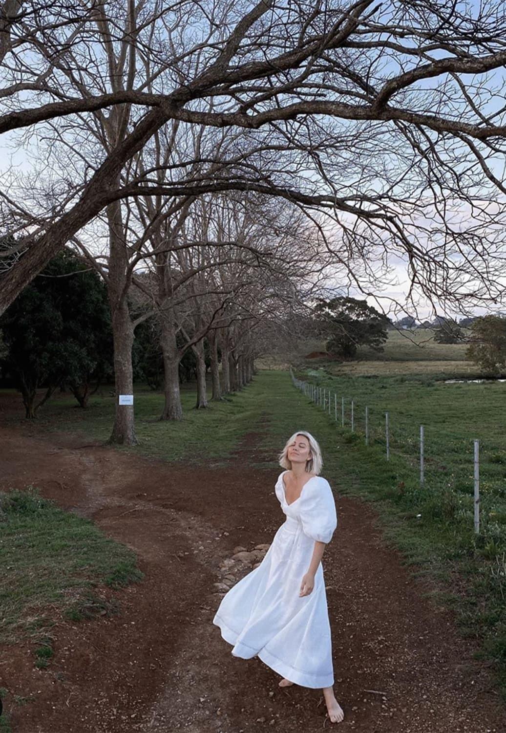 Aje Grove Dress White Size 6 photo 9