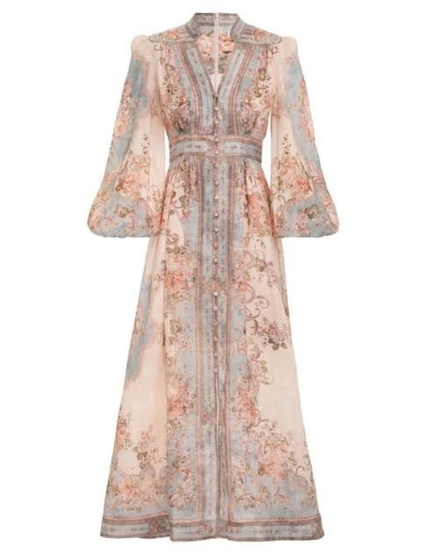Zimmermann August Plunge Midi Dress photo 3
