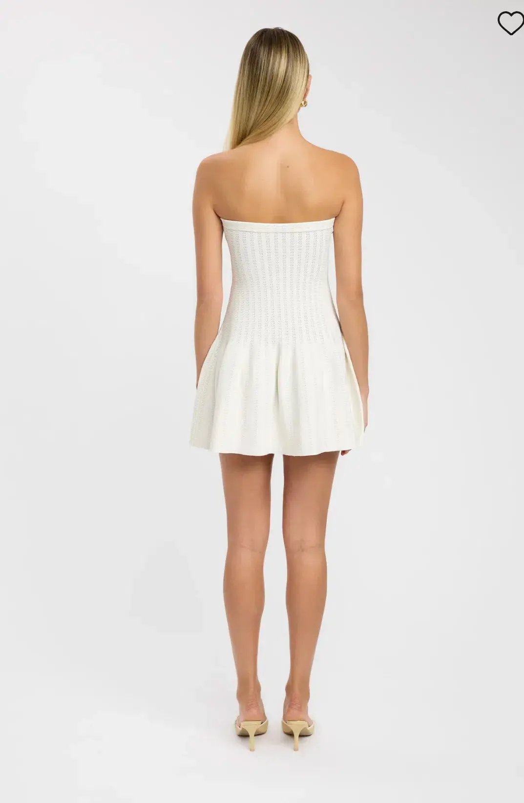 Kookai Belle Mini Dress Cream Size 6 photo 2