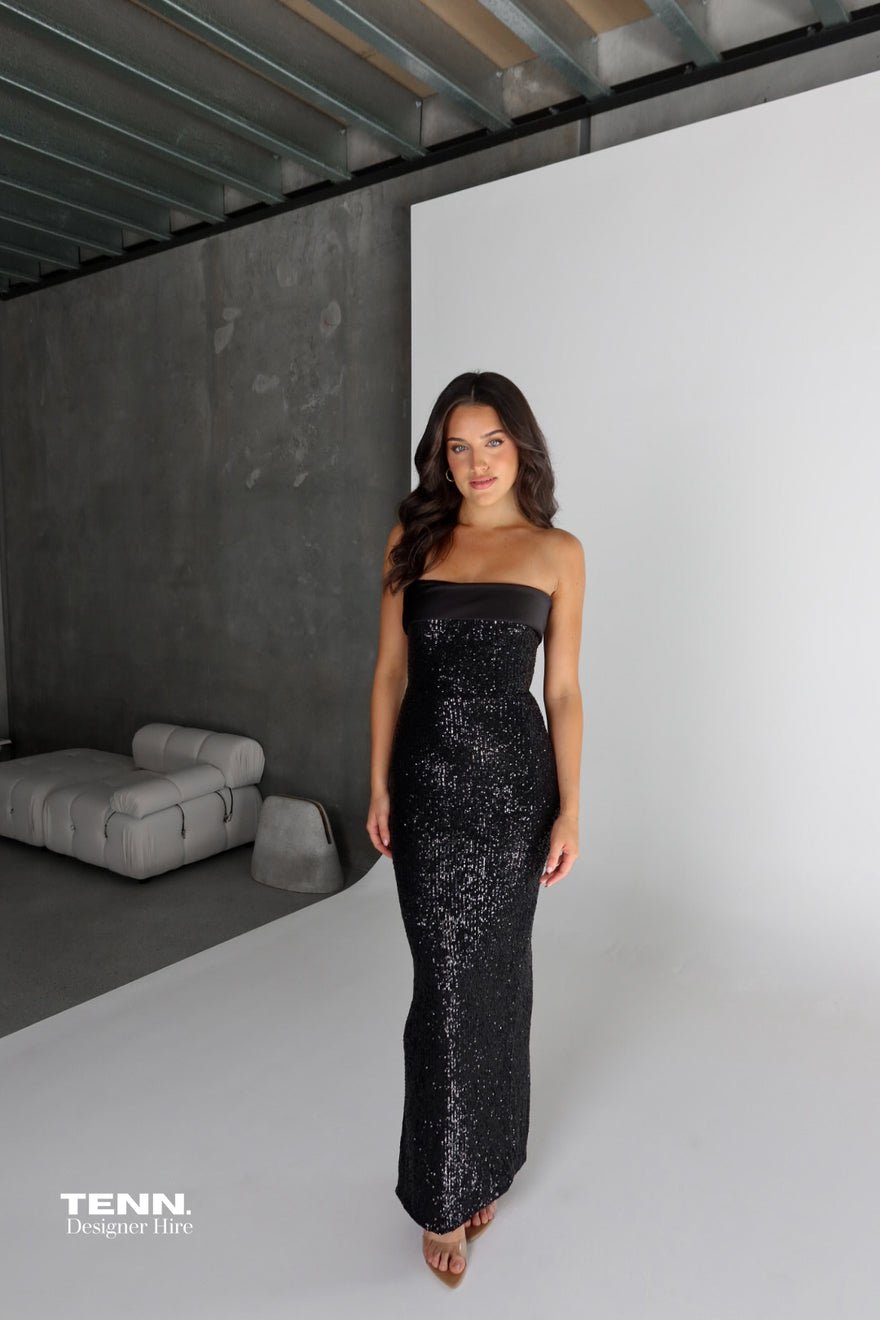 Effie Kats Thalia Gown - Black photo 2