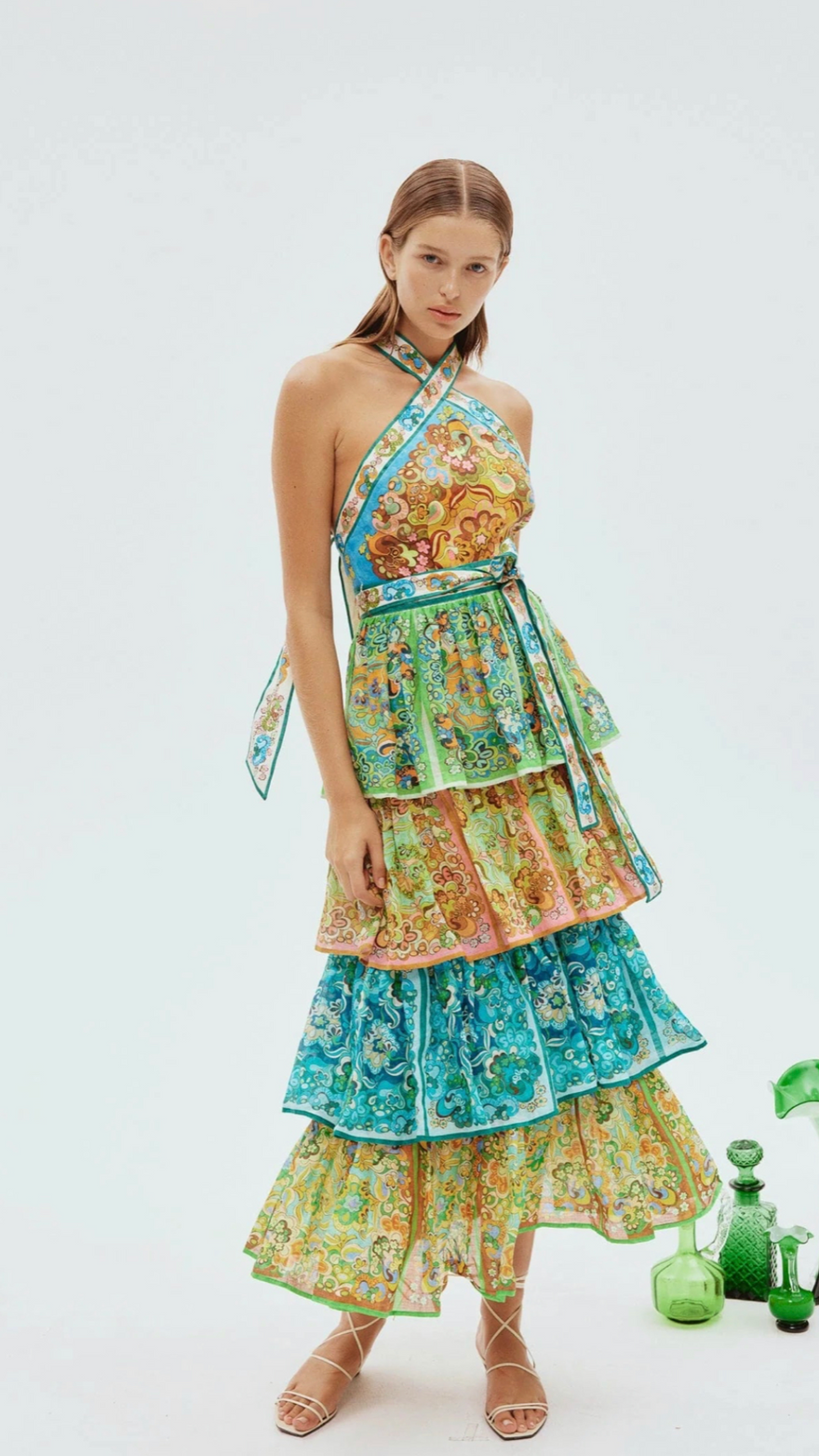 Alemais Alemais - Dreamer Halter Tier Dress photo 2