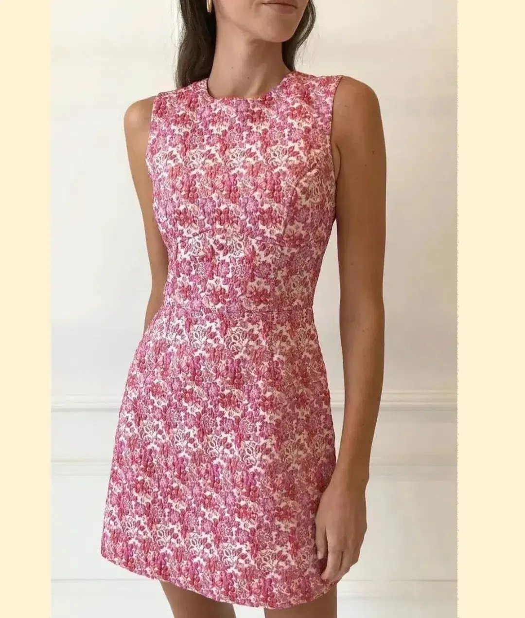 Rebecca Vallance - Estelle Mini Dress Floral - Size 10 photo 2